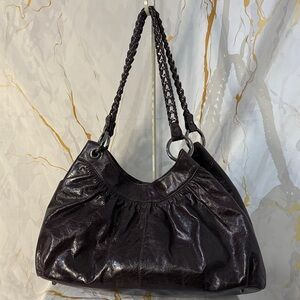 Chic Dark Brown Women's Shoulder Bag
